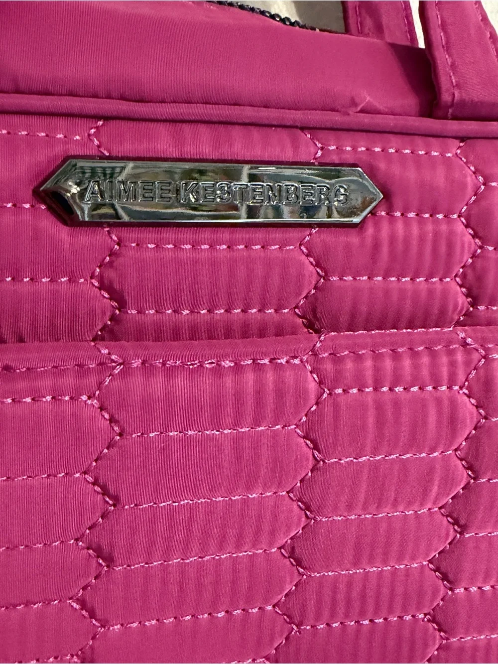 Aimee Kestenberg Pink Hanging Travel Toiletry Cosmetic Organizer Bag